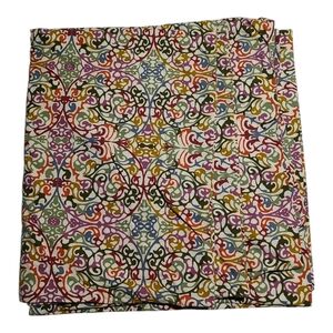 Crate & Barrel Lucia King Duvet Cover with Standard Shams Italian Cotton